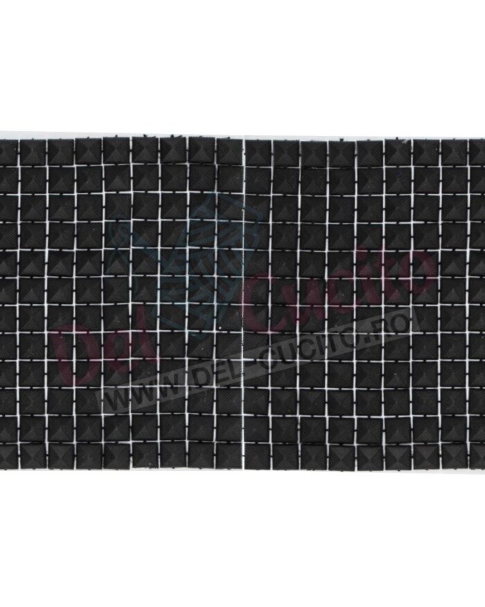 Banda decorativa plastic 12 randuri 10cm-T101-1-negru-WAT Banda decorativa plastic 12 randuri 10cm; banda decorativa la metru; plasa decorativa din plastic; banda decorativa pietre