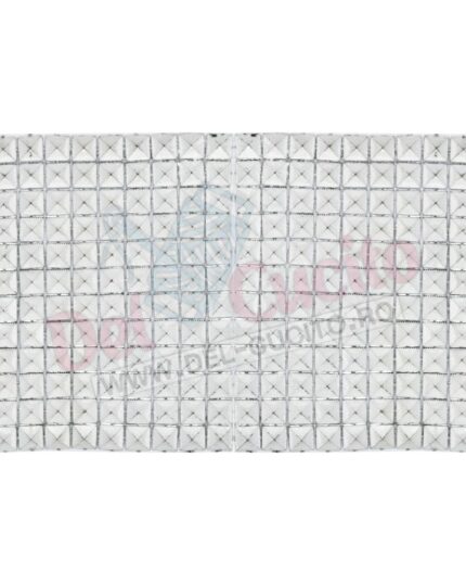 Banda decorativa plastic 12 randuri 10cm; banda decorativa la metru; plasa decorativa din plastic; banda decorativa pietre