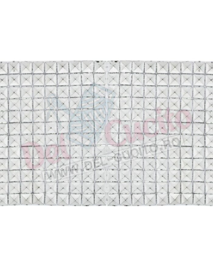 Banda decorativa plastic 12 randuri 10cm; banda decorativa la metru; plasa decorativa din plastic; banda decorativa pietre