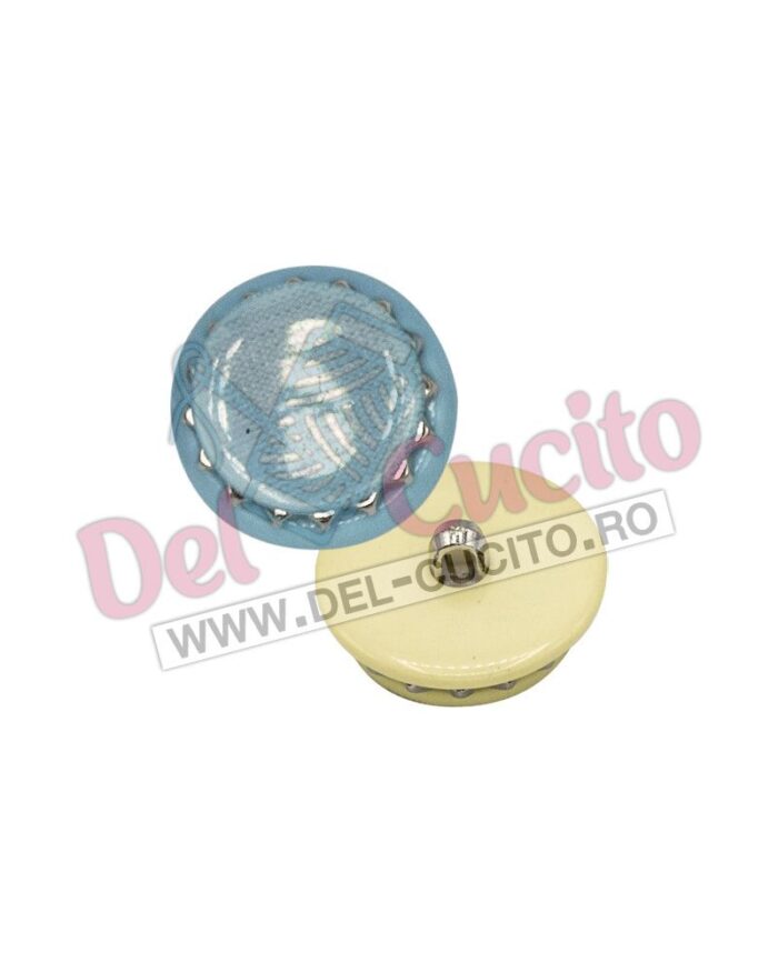 nastui din plastic cu picior 40L-H301-6-40-25mm-albastru-WAT Nasturi din plastic cu picior; nasturi; nasturi plastic; nasture alb; nasturi plastic cu picior 40L-H301-1-9/40-25mm