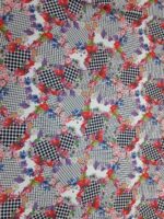 vascoza elastica imprimeu floral multicolor