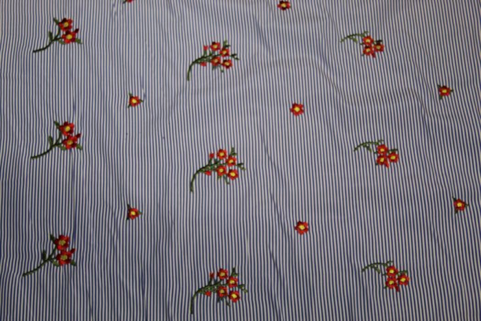 Material textil poplin imprimat 1,5m - imagine 2