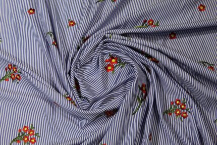 Material textil poplin imprimat 1,5m