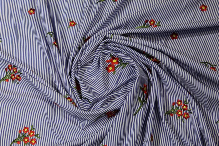 Material textil poplin imprimat 1,5m - imagine 1