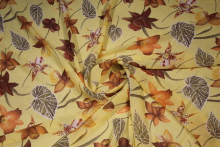 Material textil voal imprimat 1,5m