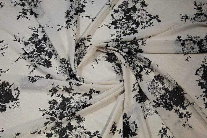 Material textil voal imprimat 1,5m - imagine 1