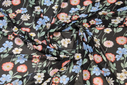 Material textil voal imprimat 1,5m