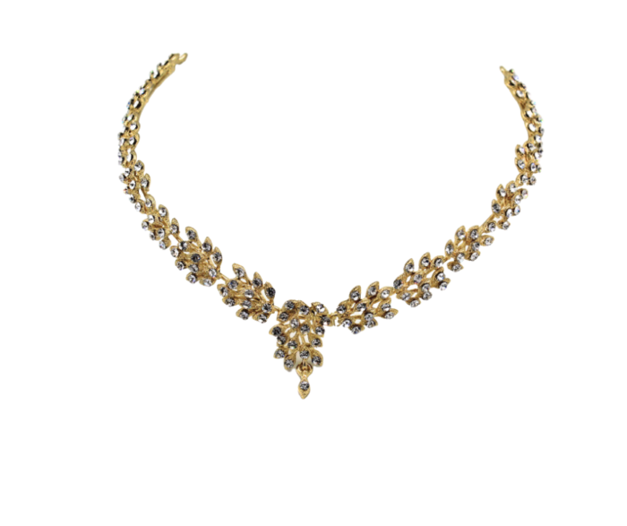 A-0021 Coronita de par cu pietre din sticla