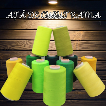 Ata de cusut manual este de exceptie, ideala pentru coaserea manuala sau cu masina de cusut, disponibila intr-o variata gama de culori.