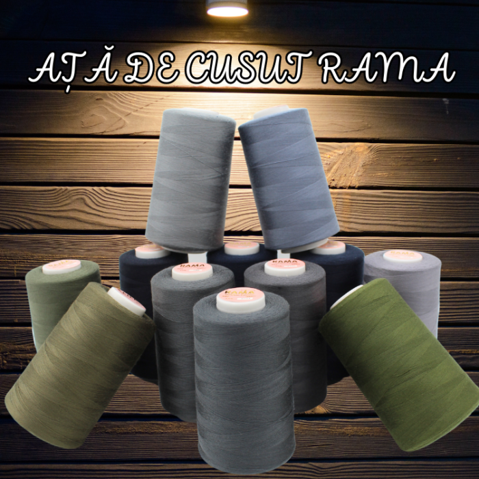 Ata de cusut manual este de exceptie, ideala pentru coaserea manuala sau cu masina de cusut, disponibila intr-o variata gama de culori.