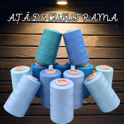 Ata de cusut industriala este de exceptie, ideala pentru coaserea manuala sau cu masina de cusut, disponibila intr-o variata gama de culori. Este o ata potrivita pentru coaserea aplicatiilor, quilting, atasarea paietelor, margelelor si multe altele.