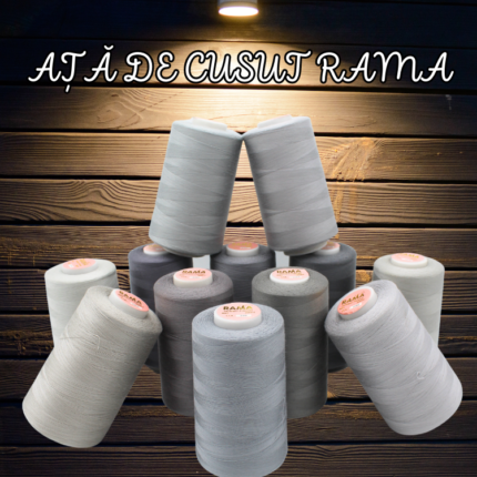 Ata de cusut manual este de exceptie, ideala pentru coaserea manuala sau cu masina de cusut, disponibila intr-o variata gama de culori.