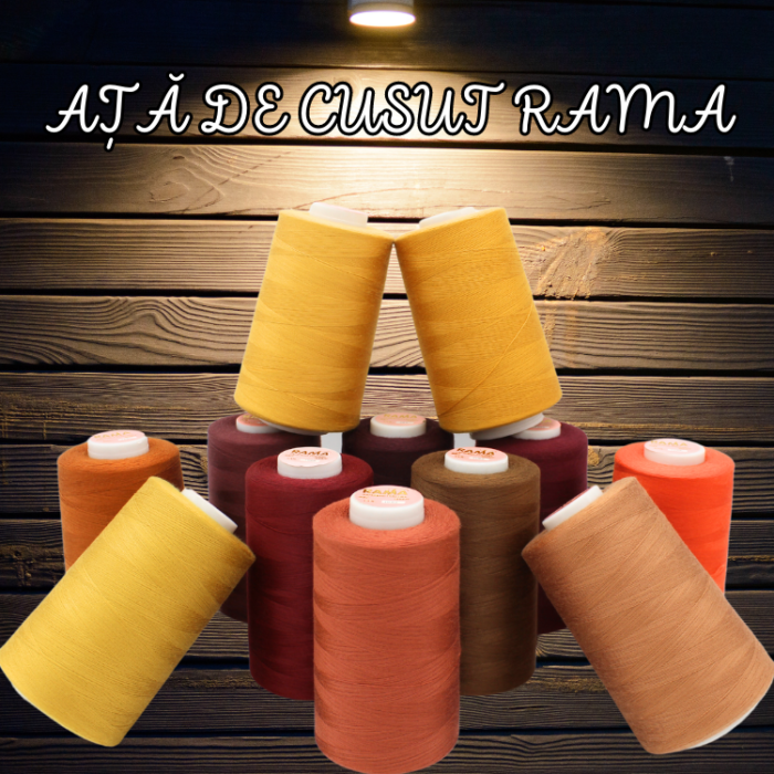 Ata de cusut manual este de exceptie, ideala pentru coaserea manuala sau cu masina de cusut, disponibila intr-o variata gama de culori.