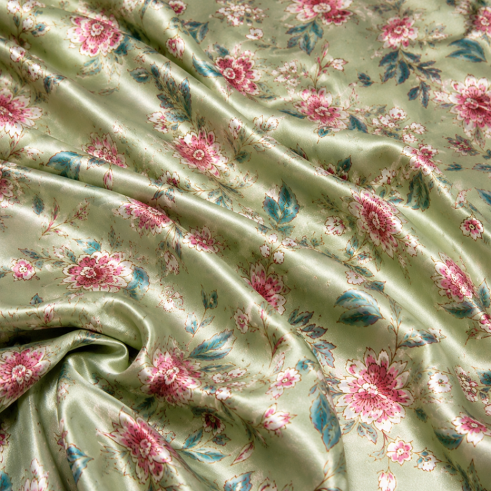 ChatGPT Image 8 iul. 2026, 12_46_21 Material Satin Elastic Floral Verde Salvie - imagine 1