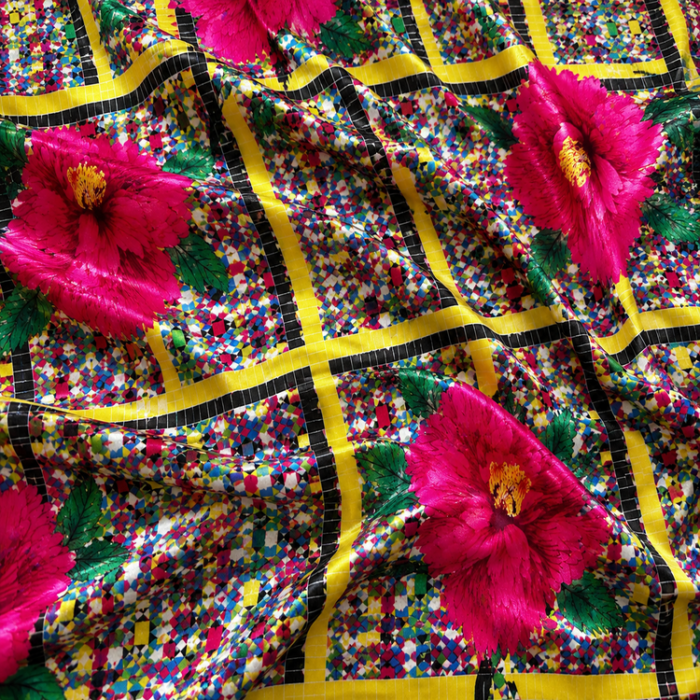 ChatGPT Image 8 iul. 2026, 12_59_00 Material Satin Elastic Floral Geometric - imagine 1