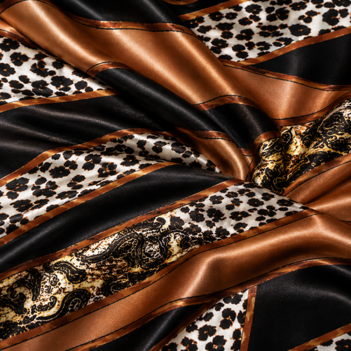 ChatGPT Image 8 iul. 2026, 14_18_08 Material Satin Elastic Animal Print Maro - imagine 1